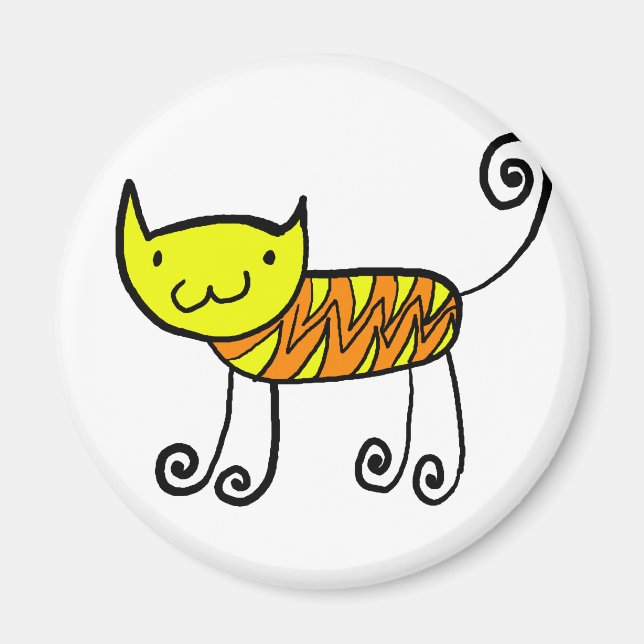 niedliches Cartoon Magnet (Vorne)