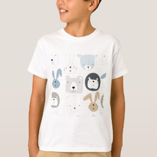Niedliches Cartoon Teddybärnkleinkind- und T-Shirt