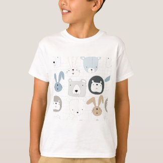 Niedliches Cartoon Teddybärnkleinkind- und T-Shirt