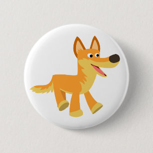 Niedliches Cartoondingo-Knopf-Abzeichen Button