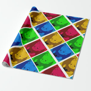 niedliches Cartoonverpackungspapier Geschenkpapier