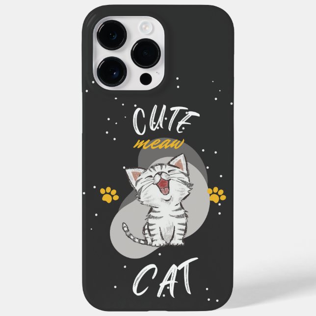 Niedliches CAT-Design Case-Mate iPhone Hülle (Rückseite)