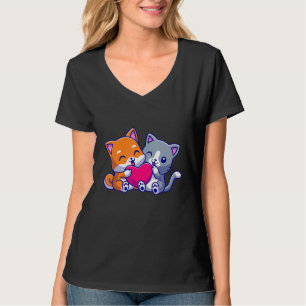 Niedliches Cat&dog für Kitten Adorable Neko&dog Ad T-Shirt