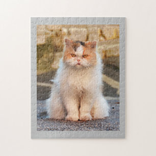 Niedliches Cat Foto Personalisiert Puzzle