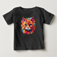 Niedliches Cat-Gesicht - mehrfarbiges Design
