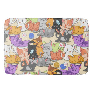 Niedliches Cats Muster Badematte