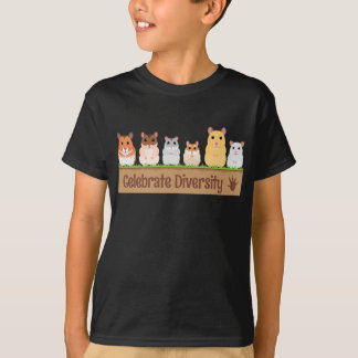 Niedliches Celebrate Diversity Haustiere Besitzer  T-Shirt