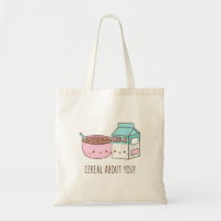 Niedliches Cerealien über Ihre Liebe Tasche