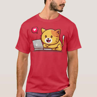 Niedliches Chat-Betriebssystem T-Shirt