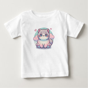 Niedliches Chat-Design Baby T-shirt