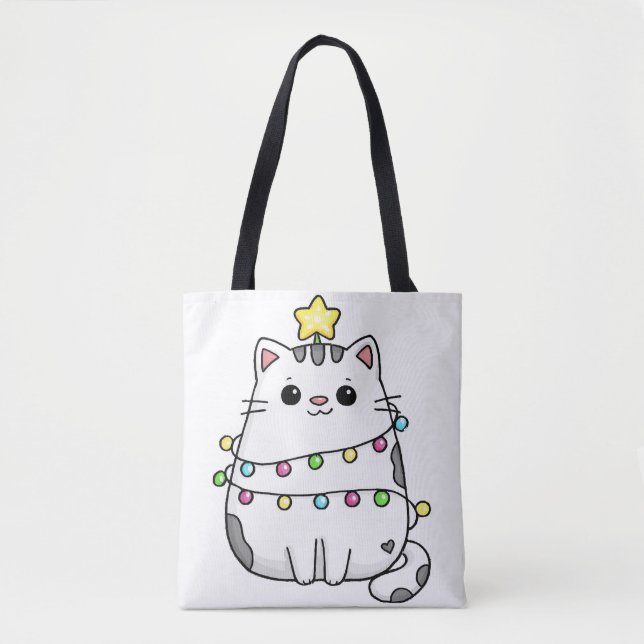 Niedliches Chat Weihnachtsdesign (Vorderseite)