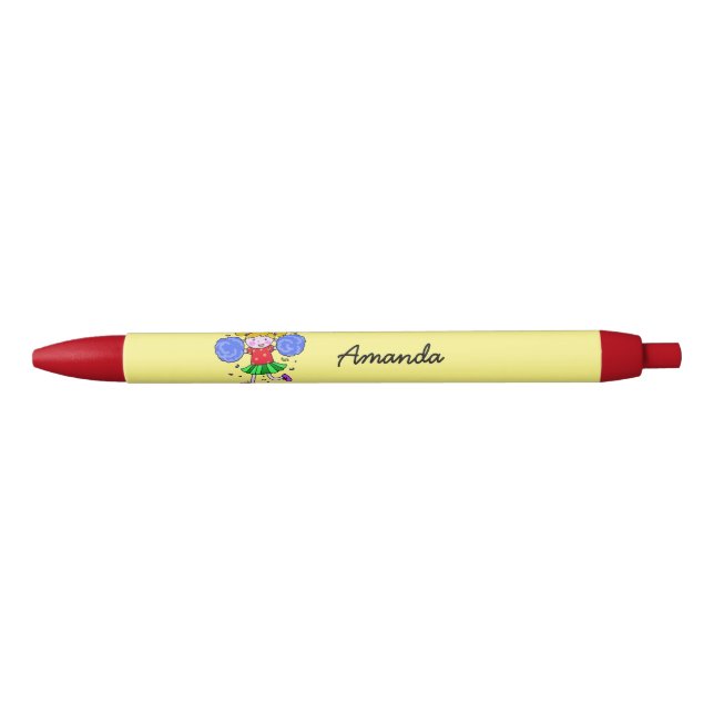 niedliches Cheerleadermädchen Kugelschreiber (Vorderseite)