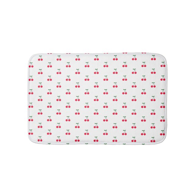 Niedliches Cherry Muster Bath Mat Badematte (Vorderseite)