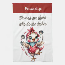 Niedliches Chicken Cooking Funnyy Kitchen Zitat