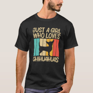 Niedliches Chihuahua-Design für Mädchen Mama Chihu T-Shirt