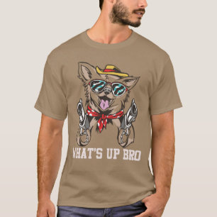Niedliches Chihuahua-Welpen-Hundegesicht für Haust T-Shirt