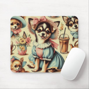 Niedliches Chihuahua-Welpenbild Mousepad