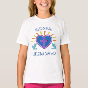 Niedliches Christliches Sommerkamp mit eigenem Kre T-Shirt