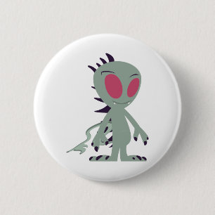 Niedliches Chupacabra Button