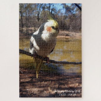 Niedliches Cockatiel-Puzzle Puzzle