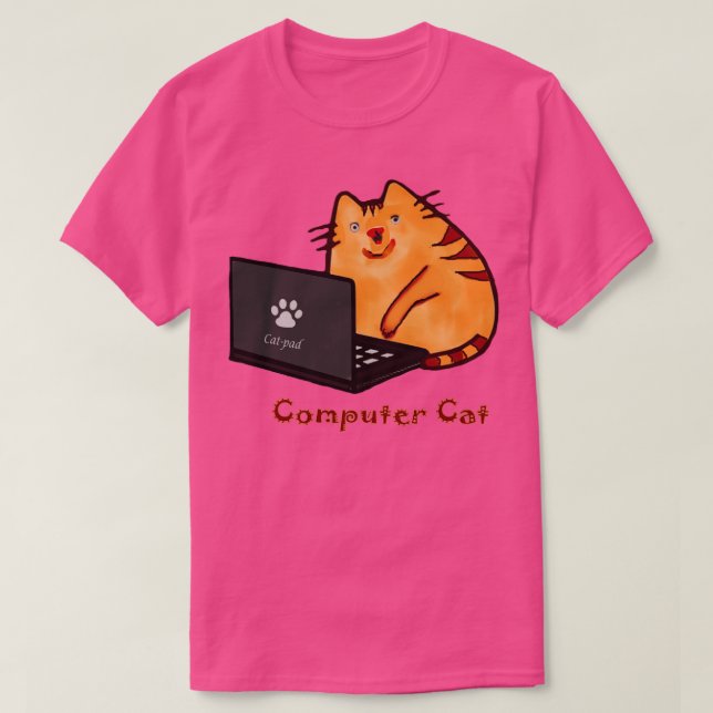 Niedliches Computerprogramm für Notebooks T-Shirt (Design vorne)