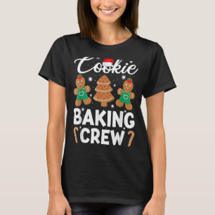 Niedliches Cookie Backen Crew Weihnachten Lebkuche T-Shirt