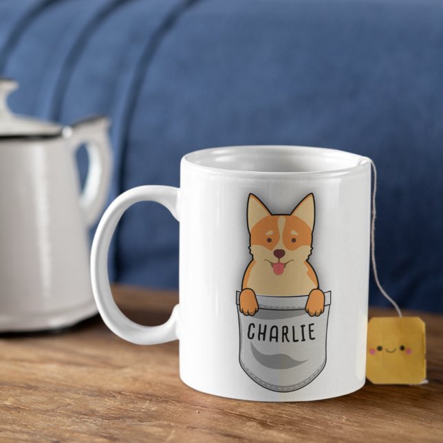 Niedliches Corgi für Hunde Lover Dog Trainer Lover Kaffeetasse (Von Creator hochgeladen)