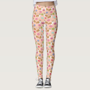 Niedliches Corgi-Muster - Leggings