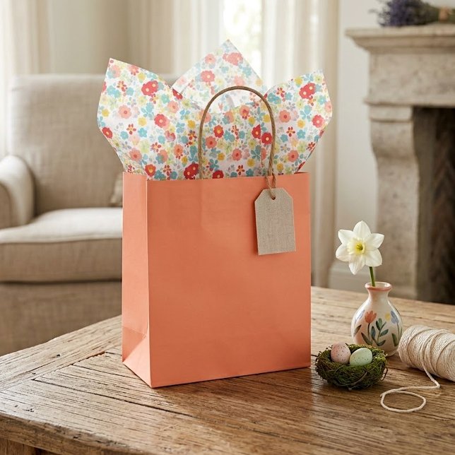 Niedliches Cornflora Rosa Aqua Seidenpapier (Von Creator hochgeladen)