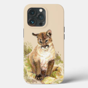 Niedliches Cougar Mountain Löwe Katzenkätzchen Was Case-Mate iPhone Hülle