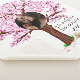 Niedliches Couple Custom Foto Sherpadecke