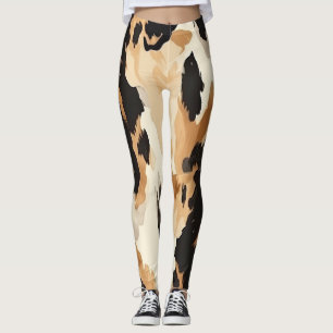 Niedliches Cowhide-Muster Leggings