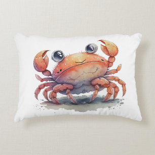 Niedliches Crab Accent Pillow Dekokissen