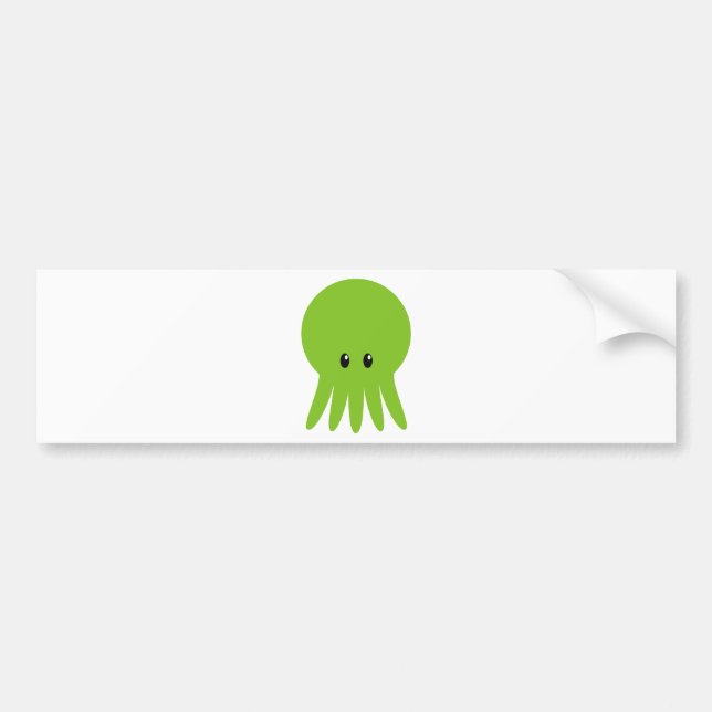 Niedliches Cthulhu Autoaufkleber (Vorne)