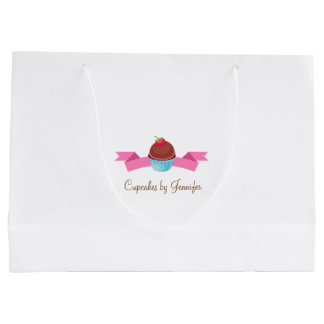NIEDLICHES Cupcake Business-Geschenktasche Große Geschenktüte