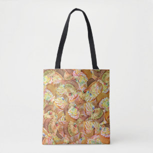 Niedliches Cupcake-Muster, Cupcake-Hintergrundmust