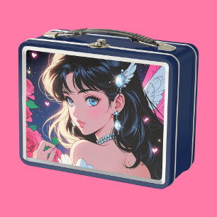 Niedliches Cupid Metal Lunchbox