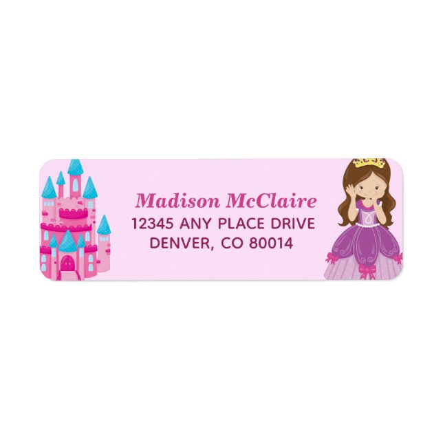 Niedliches Custom Pink Princess Castle Fairy Tale (Vorne)