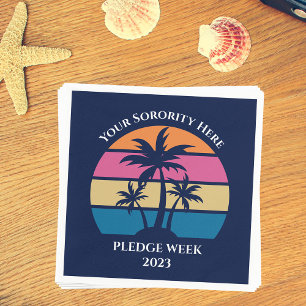 Niedliches Custom Studentinnenverbindung Pledge We Serviette