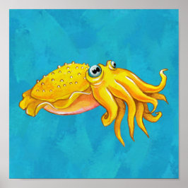 Niedliches Cuttlefish Poster
