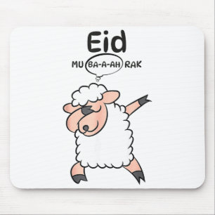 Niedliches Dabbing-Schaf Eid Mu-ba-a-ah-rak Eid Al Mousepad