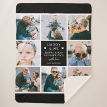 Niedliches "Daddy & Me" Foto Collage 1. Vatertag
