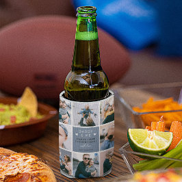 Niedliches "Daddy & Me" FotoCollage 1. Vatertag Dosenkühler