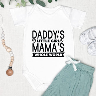 Niedliches Daddy's Little Girl Baby Strampler