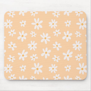Niedliches Daisy Blume Muster Mousepad