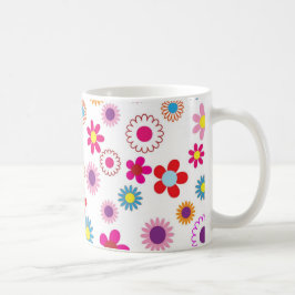 Niedliches Daisy Blume Muster Tasse