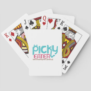 Niedliches Dekor Picky Eater Spielkarten