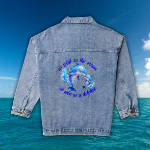 Niedliches Delphinangebot Jeansjacke