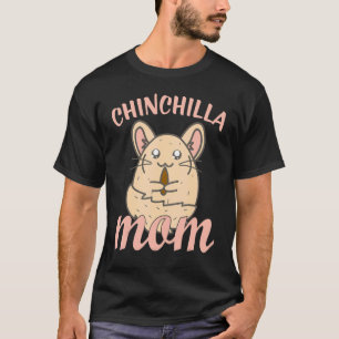 Niedliches Design der Chinchilla-Mama T-Shirt