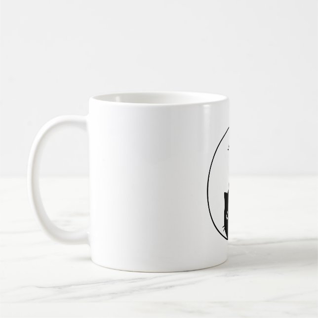 niedliches Design der Liebe Yan und Yang Kaffeetasse (Links)